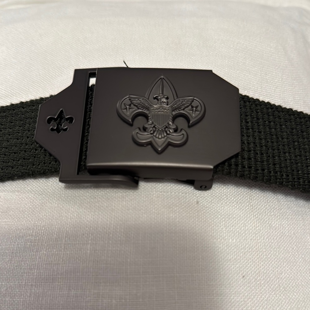 Black Scout Emblem Belt